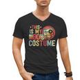 This Is My 80s Costume Vintage Style Nostalgia 1980s Retro Men's V-Neck T-Shirt
