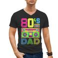 80s Dad 1980s Fashion Eighties Theme Outfit Fathers Day 80's Men's V-Neck T-Shirt