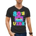 80's Vibe Retro Style Cassette Tape Nostalgia 1980s Party Men's V-Neck T-Shirt 80's Vibe Retro Style Cassette Tape Nostalgia 1980s Party Men's V-Neck T-Shirt