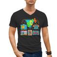 80's Vintage Cassette Tape Nostalgia Mixtape Era 1980s Retro Men's V-Neck T-Shirt