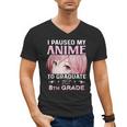 8th Grade Graduation Anime 2024 Graduate Middle School Girls Men's V-Neck T-Shirt