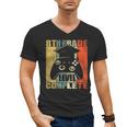 8th Grade Level Complete Gamer Class Of 2024 Graduation Men's V-Neck T-Shirt