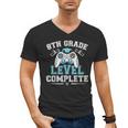 8th Grade Level Complete Graduation 2025 Class Eighth Grade Men's V-Neck T-Shirt