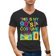This Is My 90's Costume Retro 1990s Style Cassette Nostalgia Men's V-Neck T-Shirt