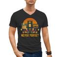 90s Nostalgia Never Forget Retro Men's V-Neck T-Shirt