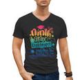 9th Grade Graduate 2021 Graduate Quarantine Ninth Graduation Men's V-Neck T-Shirt