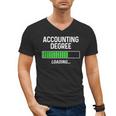 Accounting Degree Loading Shirt Graduation Student Men's V-Neck T-Shirt