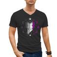 Ace Pride Book With Stars Moons And Magic Hand Men's V-Neck T-Shirt