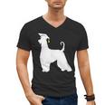 Afghan Hound Graduation Dog Graduate Men Women Kids Men's V-Neck T-Shirt