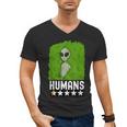 Alien Avoids Humans Sarcastic Introvert Humor Men's V-Neck T-Shirt Alien Avoids Humans Sarcastic Introvert Humor Men's V-Neck T-Shirt