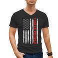 American Flag Loner Geeks Antisocial For Introvert Pride Men's V-Neck T-Shirt