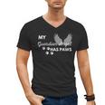 My Angel Has Paws Shirt Pet Memorial Cat Dog Dad Mom Men Women Girls Kids Men's V-Neck T-Shirt