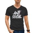 Anti Social Anti Social Club Introvert People Haters Men's V-Neck T-Shirt Anti Social Anti Social Club Introvert People Haters Men's V-Neck T-Shirt