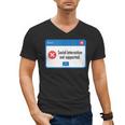 Anti Social Introvert Social Interaction Not Supported Men's V-Neck T-Shirt Anti Social Introvert Social Interaction Not Supported Men's V-Neck T-Shirt