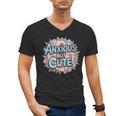 Anxious But Cute Introvert Floral Social Anxiety Men's V-Neck T-Shirt Anxious But Cute Introvert Floral Social Anxiety Men's V-Neck T-Shirt