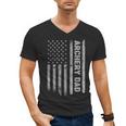 Archery Dad America US Flag Patriot Vintage Archer Men's V-Neck T-Shirt