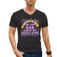 Ask Your Dad My Throat Game Embarrassing Adult Humor Men's V-Neck T-Shirt