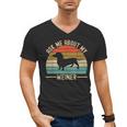 Ask Me About My Weiner Dachshund Dad Men's V-Neck T-Shirt