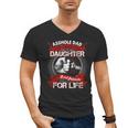 Asshole Dad And Smartass Daughter Best Friend For Life Men's V-Neck T-Shirt Asshole Dad And Smartass Daughter Best Friend For Life Men's V-Neck T-Shirt