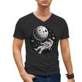 Astronaut Aesthetic Holding Moon Balloon Planets Introvert Men's V-Neck T-Shirt Astronaut Aesthetic Holding Moon Balloon Planets Introvert Men's V-Neck T-Shirt