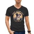Aussie DAD Australian Shepherd Men's V-Neck T-Shirt Aussie DAD Australian Shepherd Men's V-Neck T-Shirt