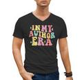 In My Author Era Writer Reading Writing Book Author Men's V-Neck T-Shirt