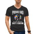 Autism Awareness For Proud Dad Support Autistic Kids Men's V-Neck T-Shirt