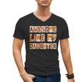 Awesome Like My Daughter For Men Dad Fathers Day Men's V-Neck T-Shirt