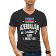 Azerbaijan Lover Saying Azeri Nostalgia Men's V-Neck T-Shirt