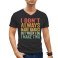 Baby Twins For Pregnant Mum Dad Men's V-Neck T-Shirt