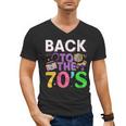 Back To The 70's Mixtape Era Nostalgia Retro 1970 70's Style Men's V-Neck T-Shirt
