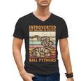 Ball Python Snake Introvert Ball Python Men's V-Neck T-Shirt Ball Python Snake Introvert Ball Python Men's V-Neck T-Shirt