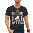 Barber s For Men Dad Hairstyling Humor Quote Small Men's V-Neck T-Shirt