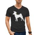 Basenji Graduation Dog Graduate Men's V-Neck T-Shirt