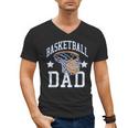 Basketball Dad Coach Sports Fan Men's V-Neck T-Shirt Basketball Dad Coach Sports Fan Men's V-Neck T-Shirt