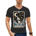Bearded Dragon Tarot Card Beardie Mom Beardie Dad Men Women Men's V-Neck T-Shirt