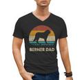 Berner Dad For Men Bernese Mountain Dog Vintage Dad Men's V-Neck T-Shirt Berner Dad For Men Bernese Mountain Dog Vintage Dad Men's V-Neck T-Shirt