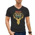 Best Buckin' Dad Ever Shirt Men Hunting Fathers Day Men's V-Neck T-Shirt