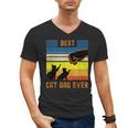Best Cat Dad Ever Fist Bump For Fur Daddies Men Women Girls Kids Men's V-Neck T-Shirt