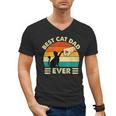 Best Cat Dad Ever Cat Lover Kitten Owner Kitty Men's V-Neck T-Shirt