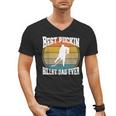Best Puckin Billet Dad Hockey Men's V-Neck T-Shirt