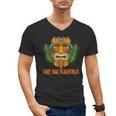 The Big Kahuna Hawaiian Tiki Dad Boss T-Shirt Men's V-Neck T-Shirt
