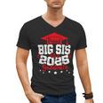 Big Sis Of a 2025 Graduate Class Senior Graduation Grad 25 Men's V-Neck T-Shirt