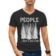 Bigfoot People Not a Big Fan Sasquatch Introvert Men's V-Neck T-Shirt Bigfoot People Not a Big Fan Sasquatch Introvert Men's V-Neck T-Shirt