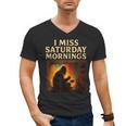 Bigfoot Saturday Morning Nostalgia Men's V-Neck T-Shirt
