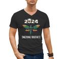 Biology Class Of 2024 Emerging Graduation For Him Men's V-Neck T-Shirt