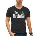 The Bird Father Bird Watching Meme Birder Dad Men's V-Neck T-Shirt