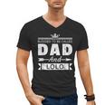 Blessed To Be Called Dad And Lolo Grandpa Men's V-Neck T-Shirt