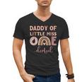 Boho Daddy Of Miss Onederful 1st Birthday Girl Cute Small Men's V-Neck T-Shirt