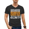 Bonus Cheer Dad Cheer Step Dad Men's V-Neck T-Shirt